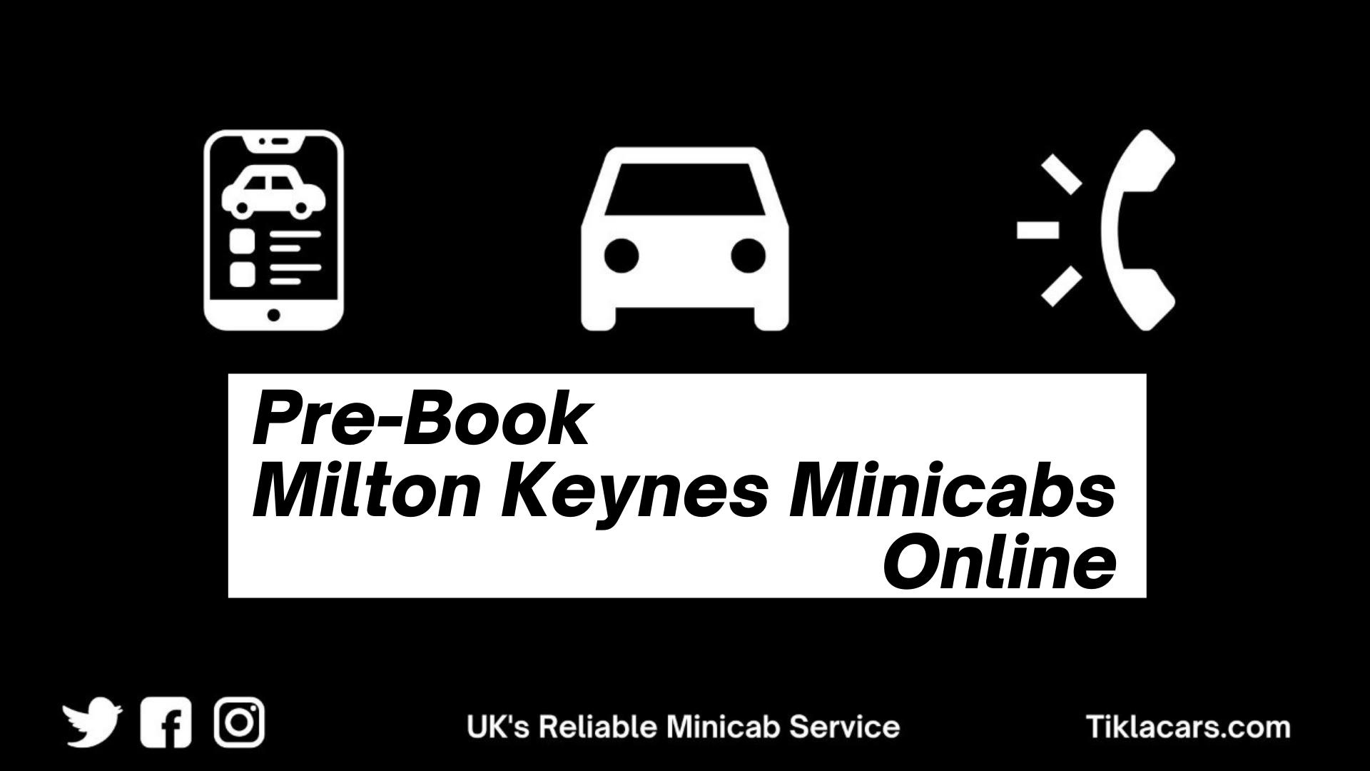Online Booking Milton Keynes Minicabs